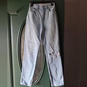 Curve Love A&F The 90's Straight Ultra High Rise